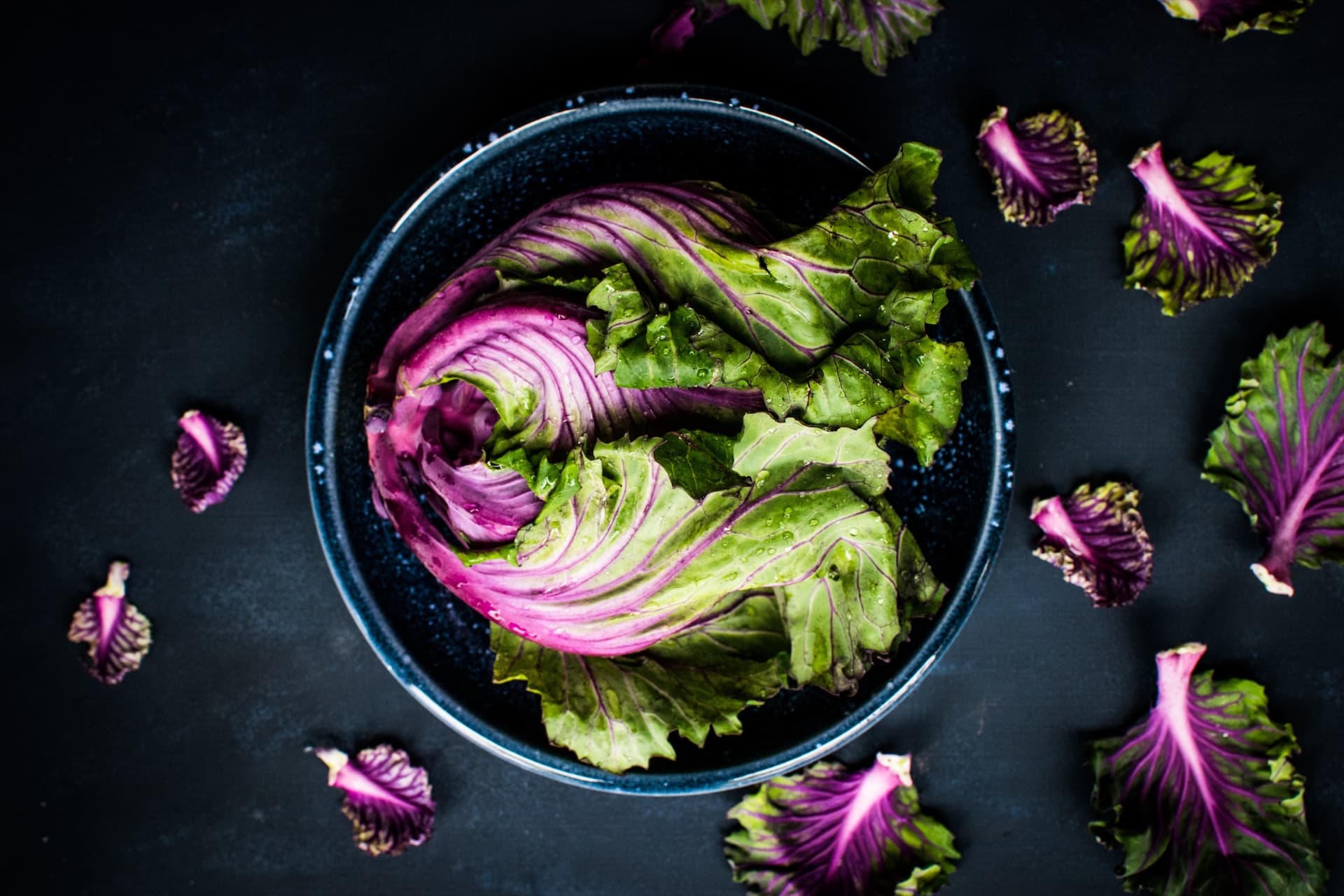 Fresh vegetables and whole foods used in nutritional therapy