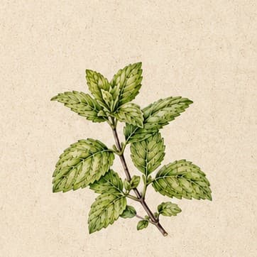 Peppermint growing in Kristy's garden